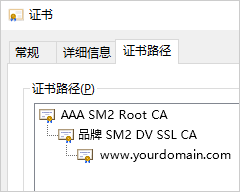 您的品牌DV SSL CA